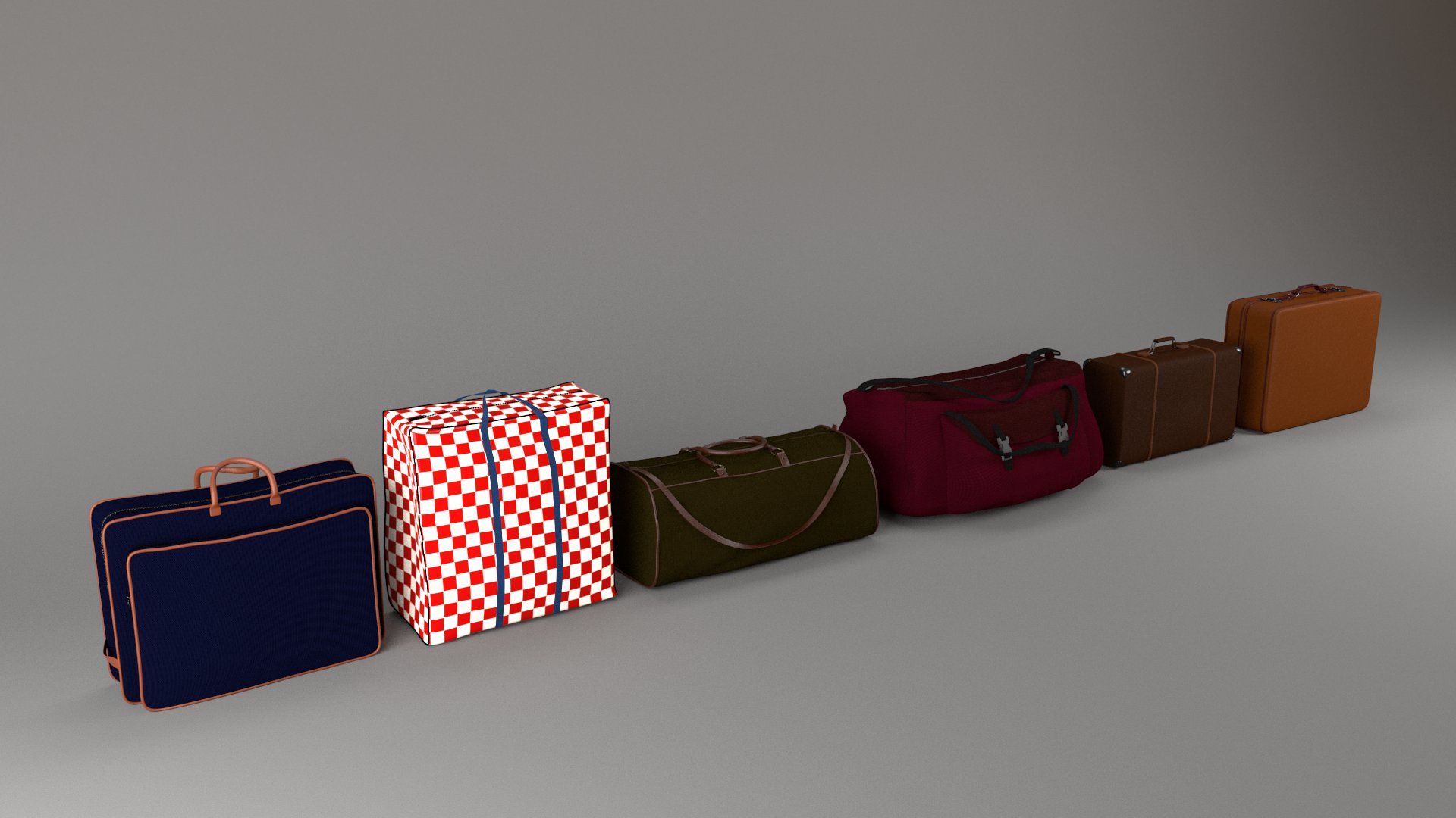 bagage HD 3d model