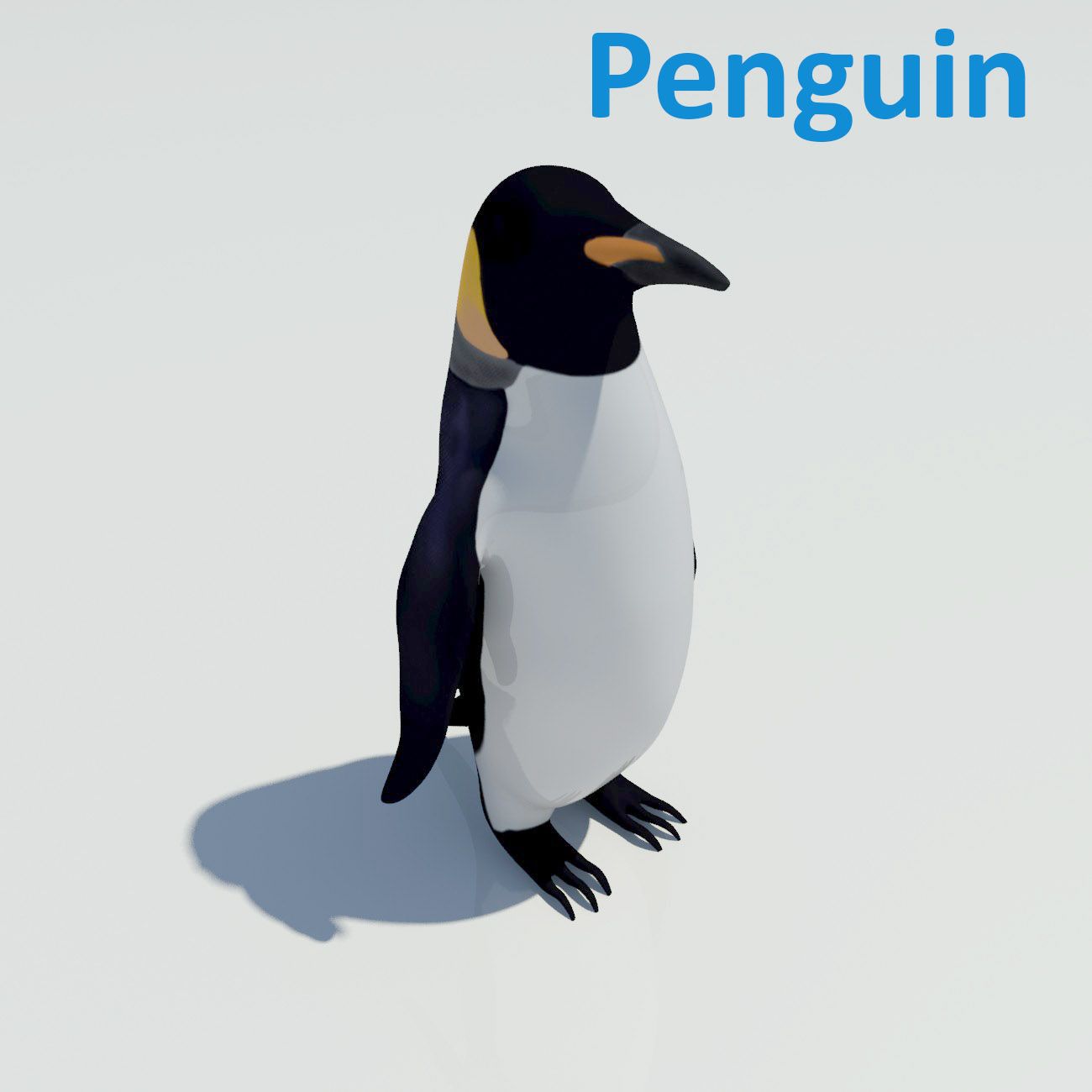 pingvin 3d model