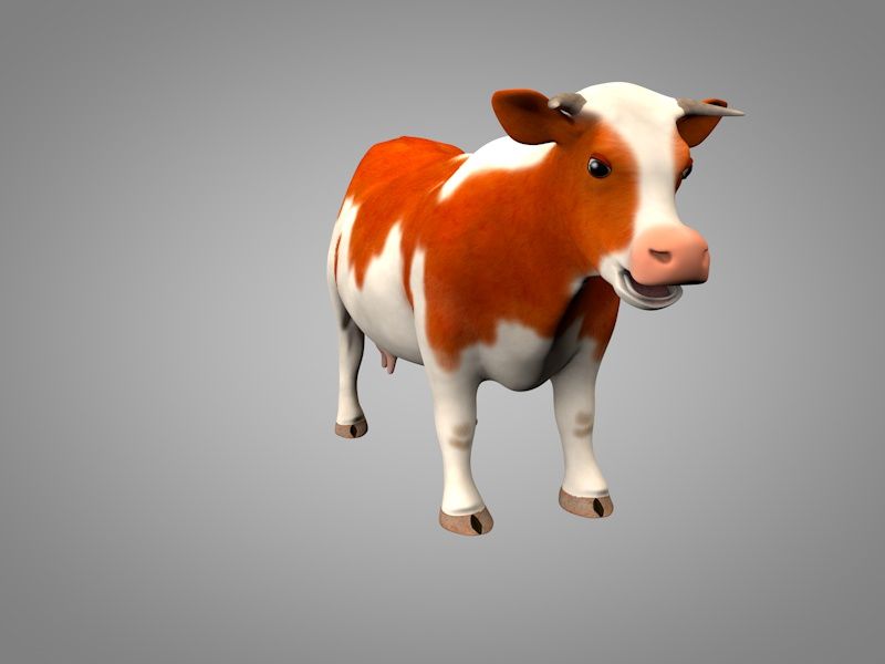 Mucca 3d model