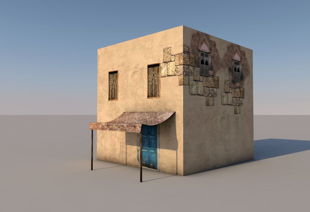 Arabisch huis 3d model