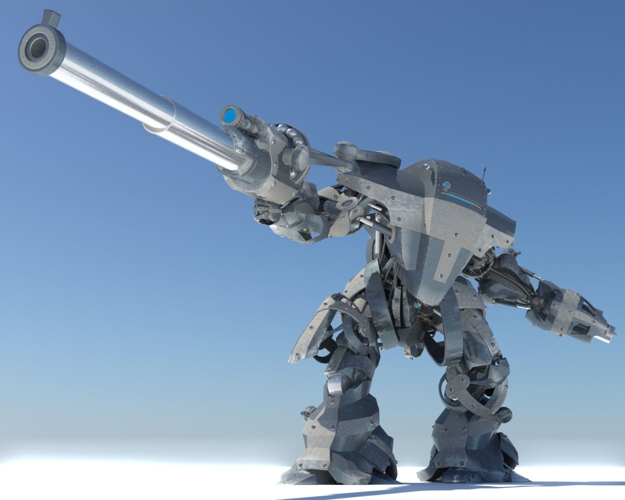 Mech Rigged 3d model