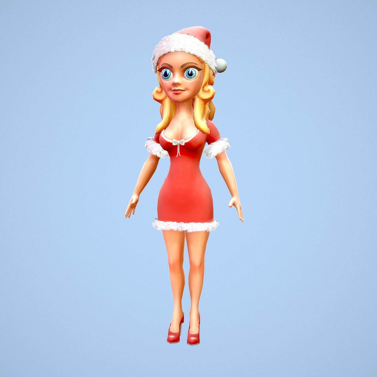 Signora Santa 3d model