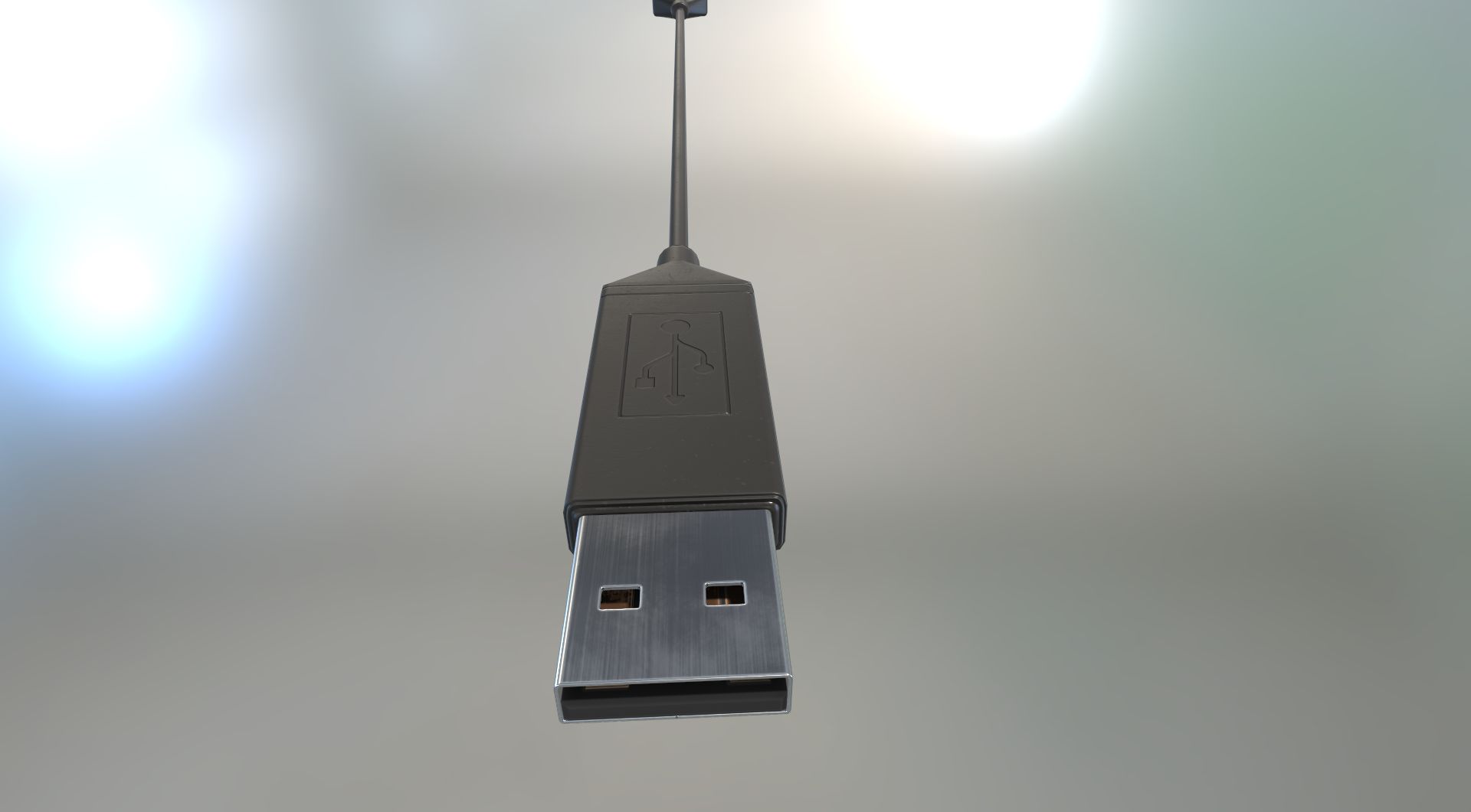 Cavo USB 3.0 versione Low Poly 3d model