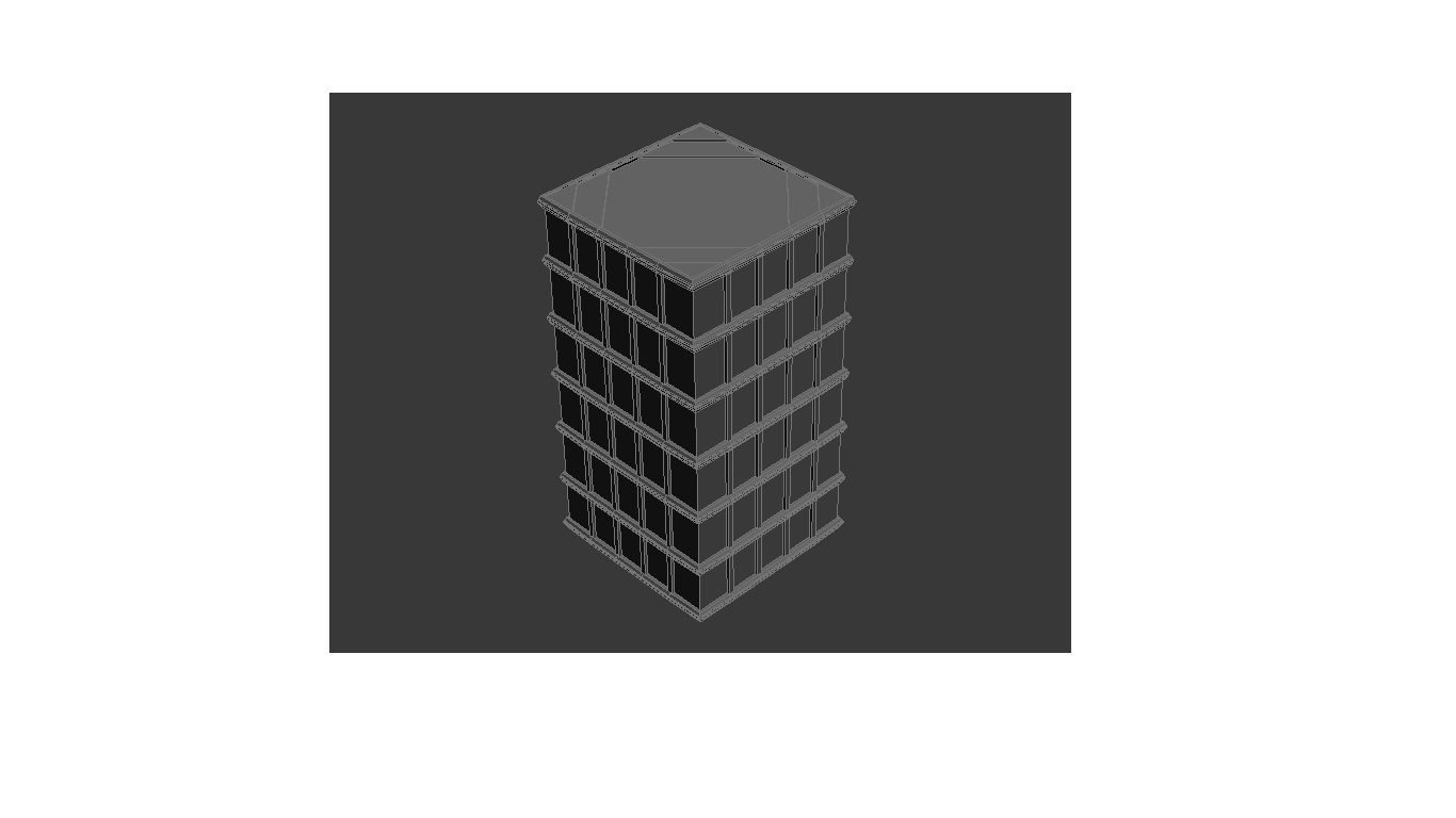 Edificio residenziale 3d model