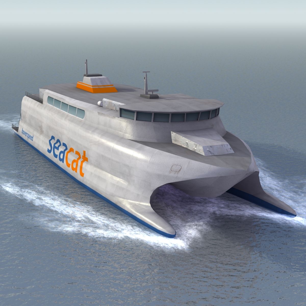 Catamaran Ferry 3d model