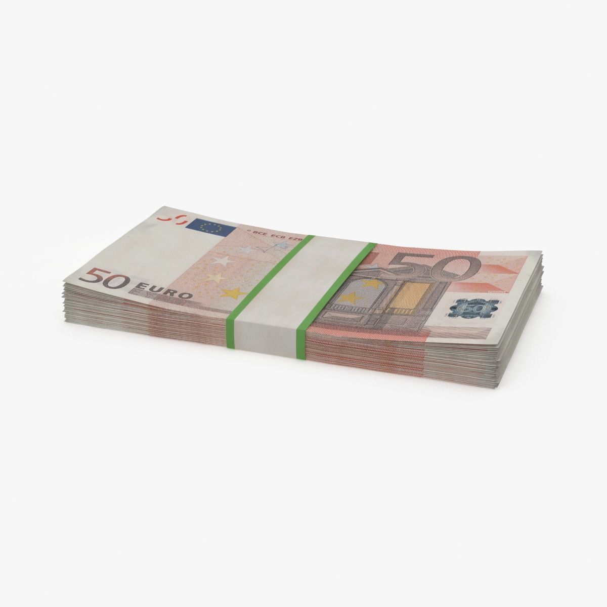 Confezione da 50 euro 3d model