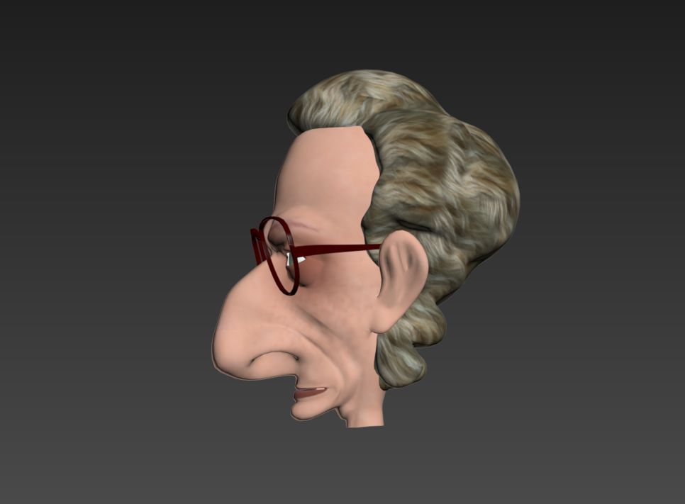 model Face Character 3d model