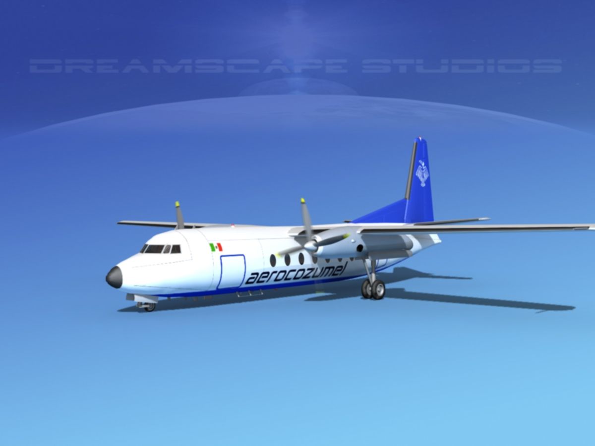 Fairchild FH-27 Aero Cozumel 3d model