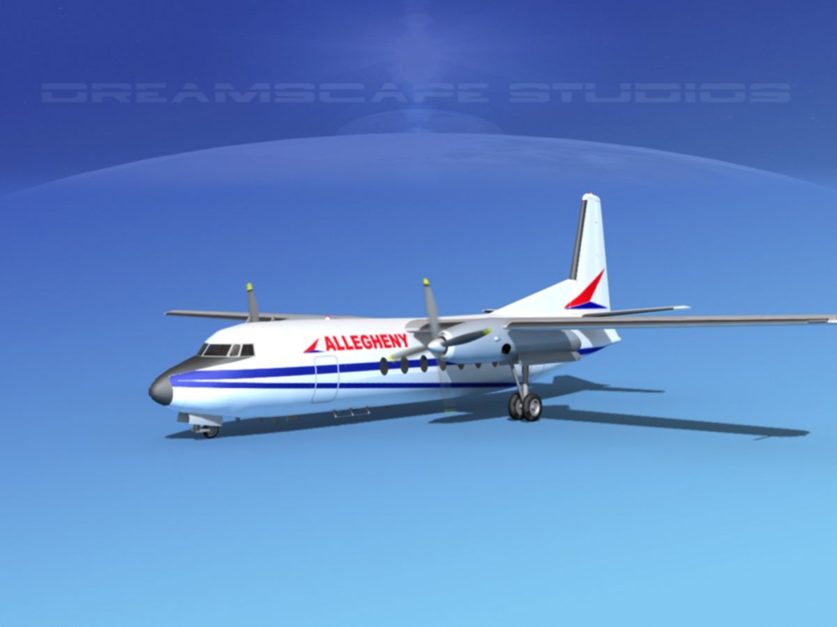 Fairchild FH-27 Allegheny 3d model