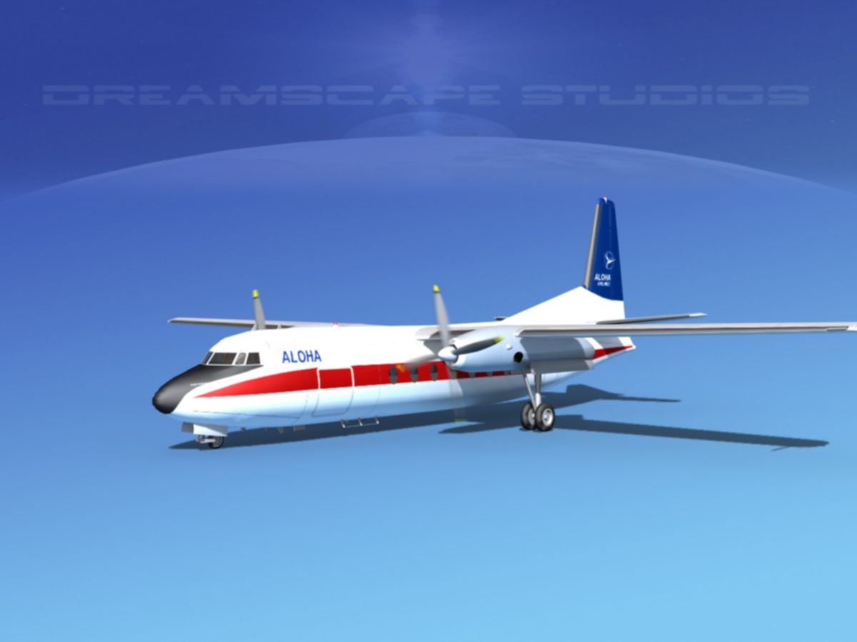 Fairchild FH-27 Aloha 3d model