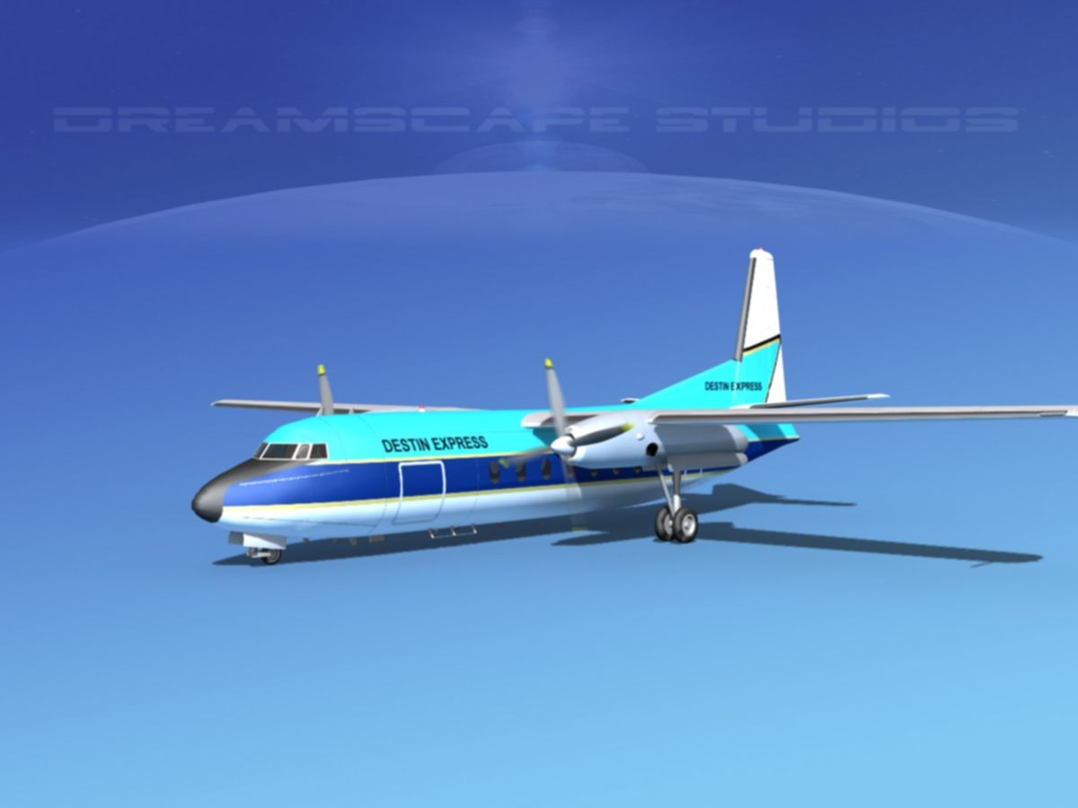 Fairchild FH-27 Destin Express 3d model