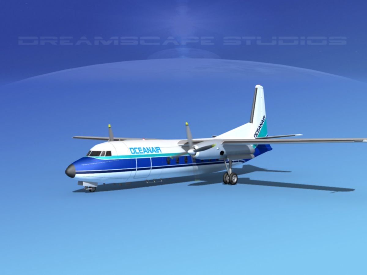 Fairchild FH-27 Oceanair 3d model