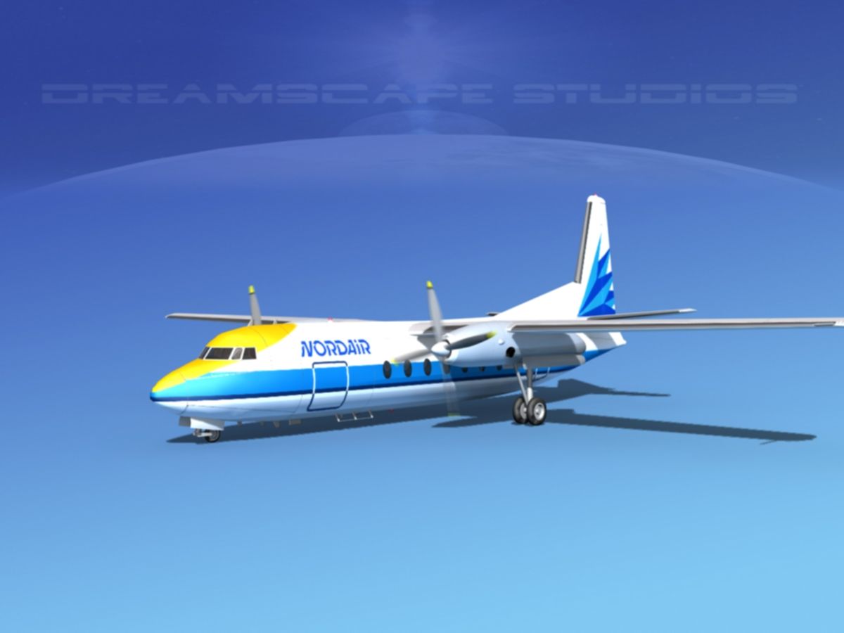 Fairchild FH-27 Nordair 3d model