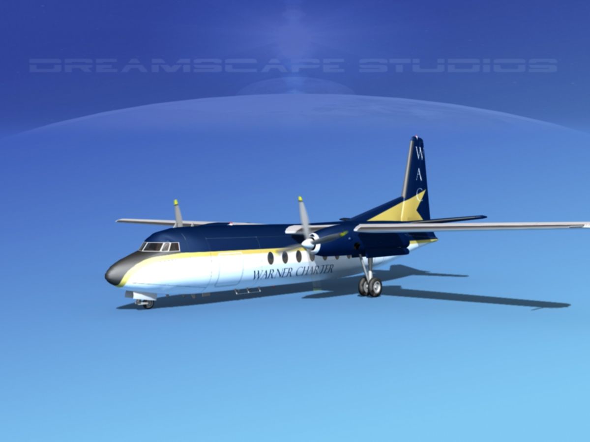 Fairchild FH-27 Warner Charter 3d model