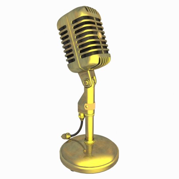 Microphone 3d model