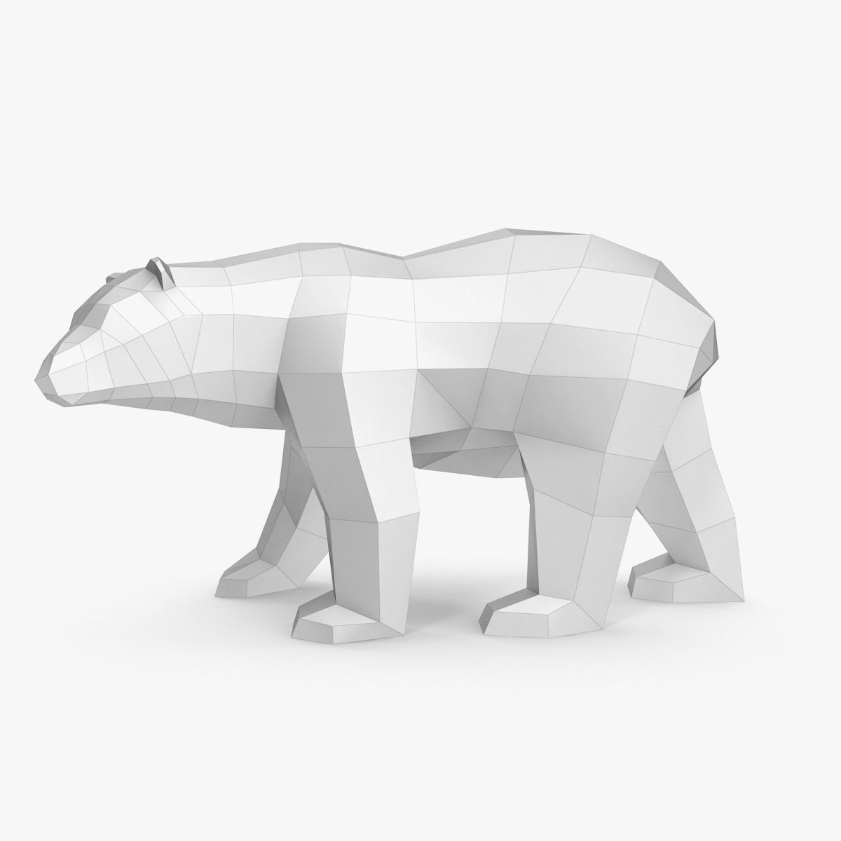 Polar Bear Papercraft 3d model