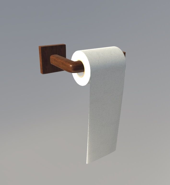 Papier toaletowy 3d model