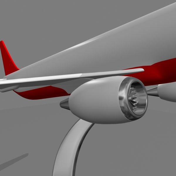 Flygplan royalty-free 3d model - Preview no. 4