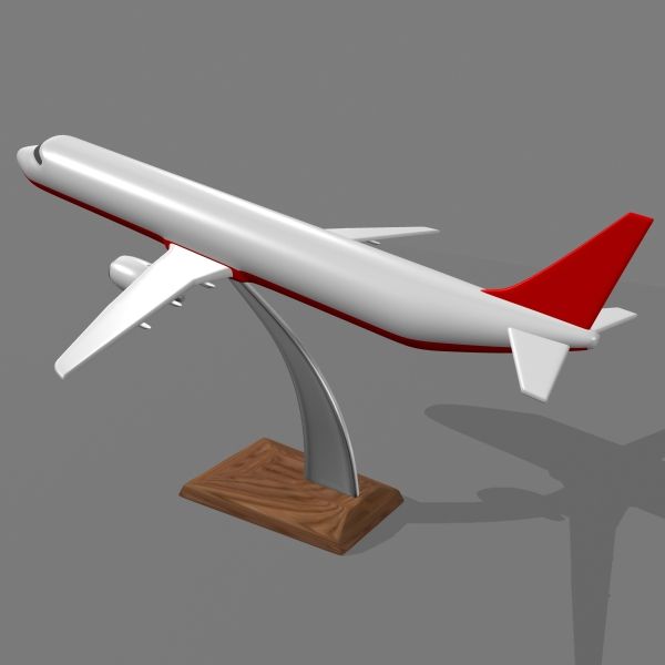 Flygplan royalty-free 3d model - Preview no. 2