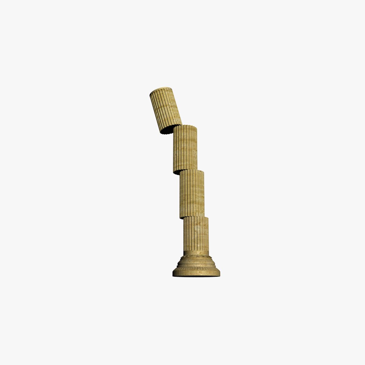 Oude kolom 3 3d model