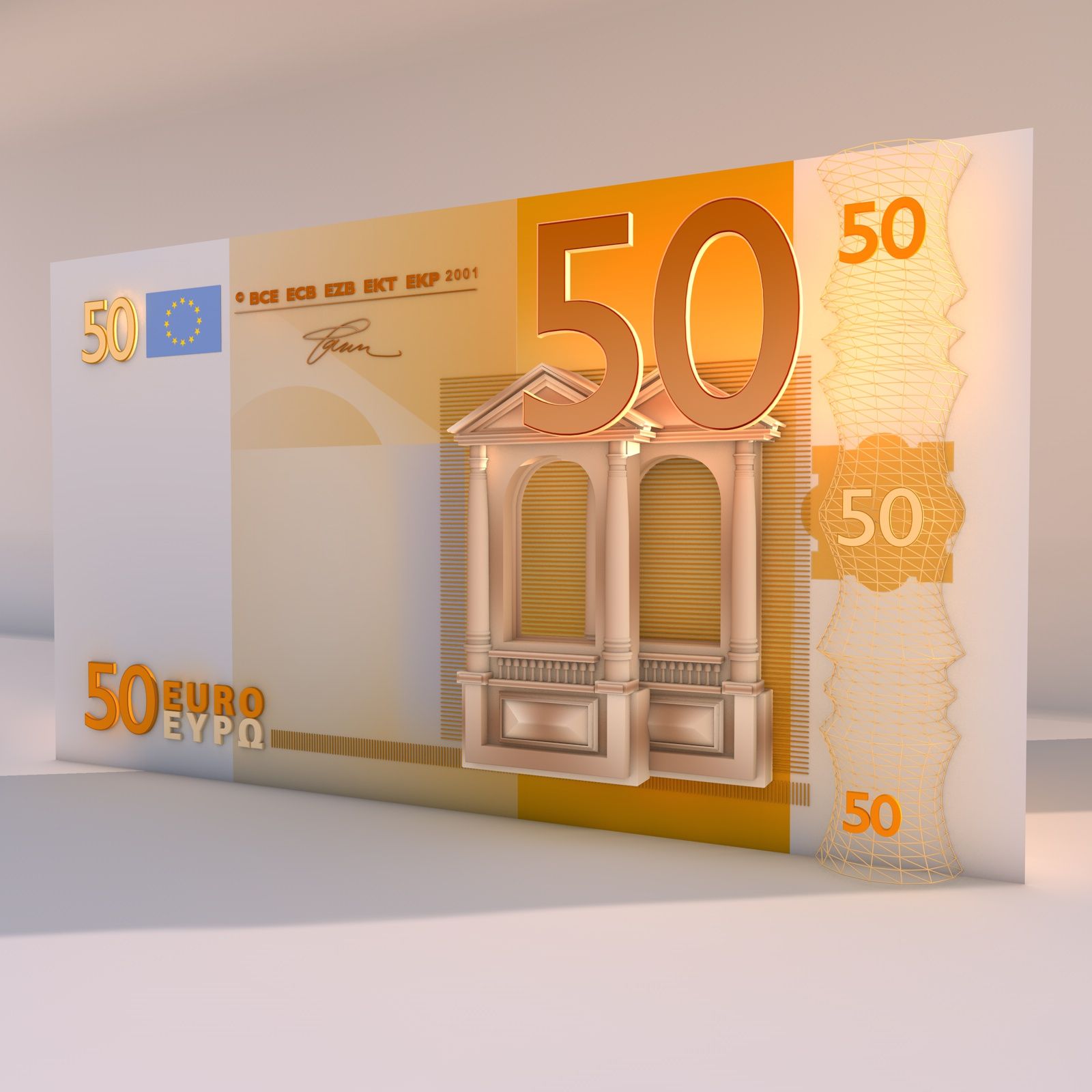 50 euro 3d model