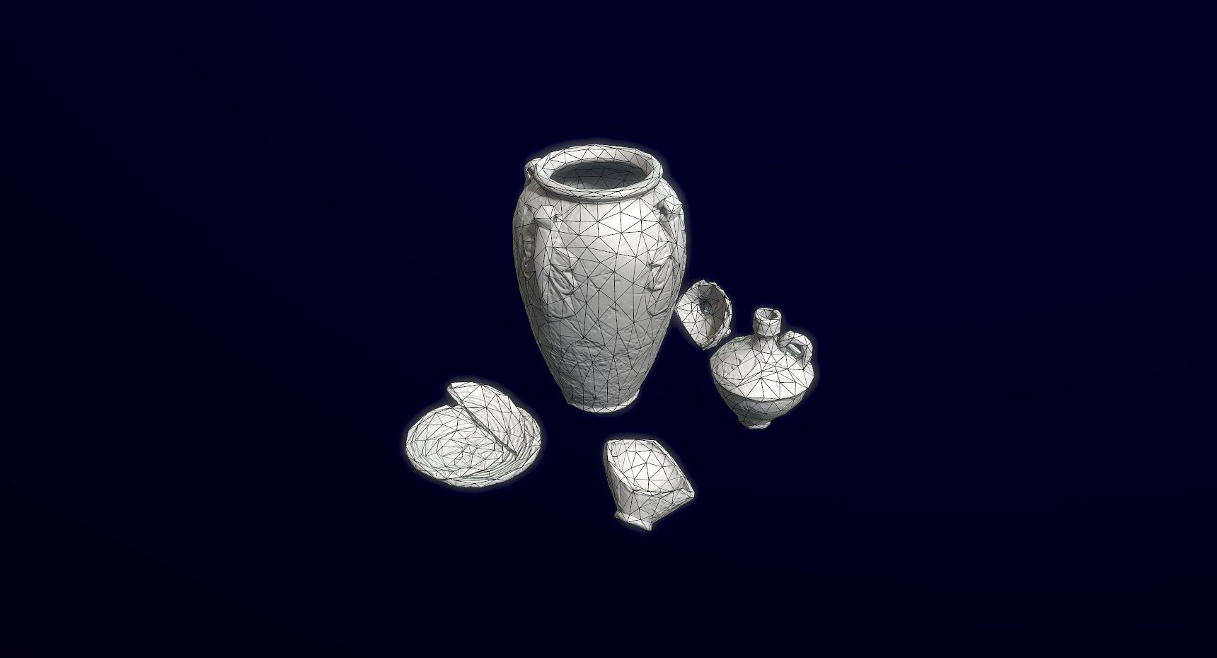 Poterie ancienne royalty-free 3d model - Preview no. 3