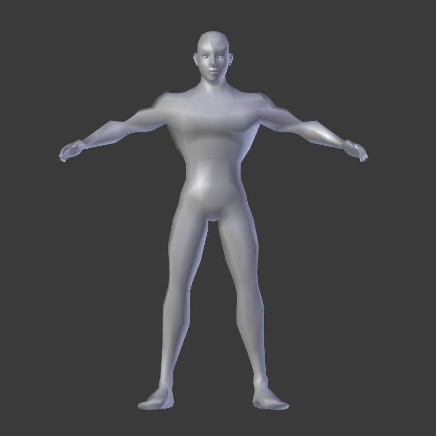 Människokropp Man 3d model