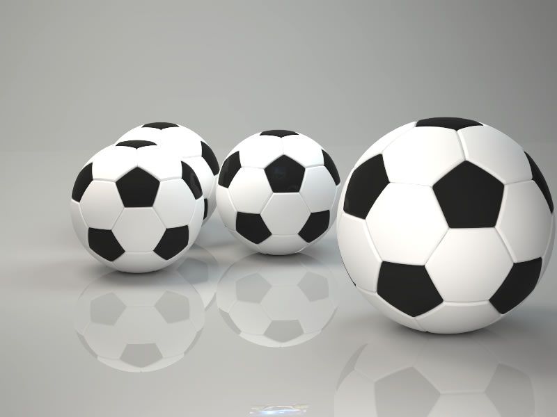 Calcio di pallone da calcio 3d model