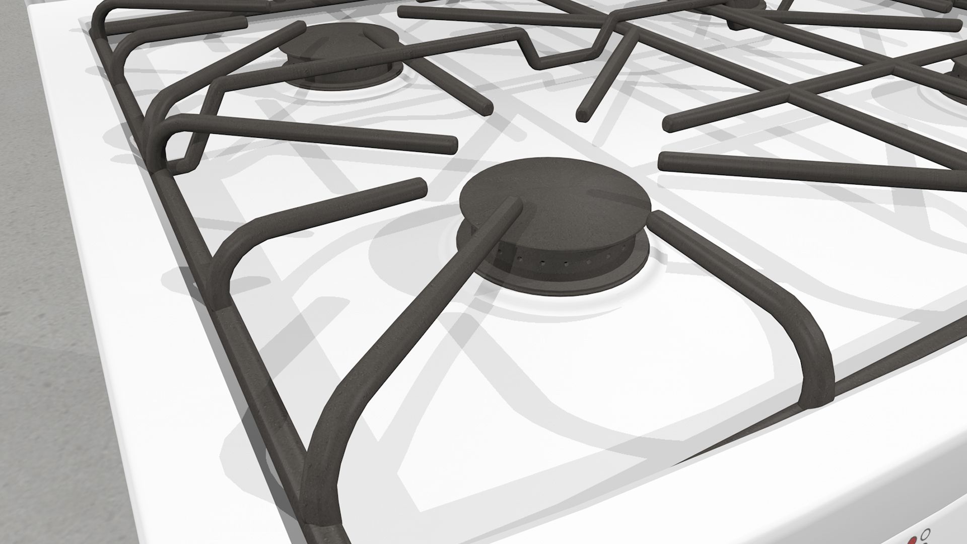 Gas Stove - Range royalty-free 3d model - Preview no. 22