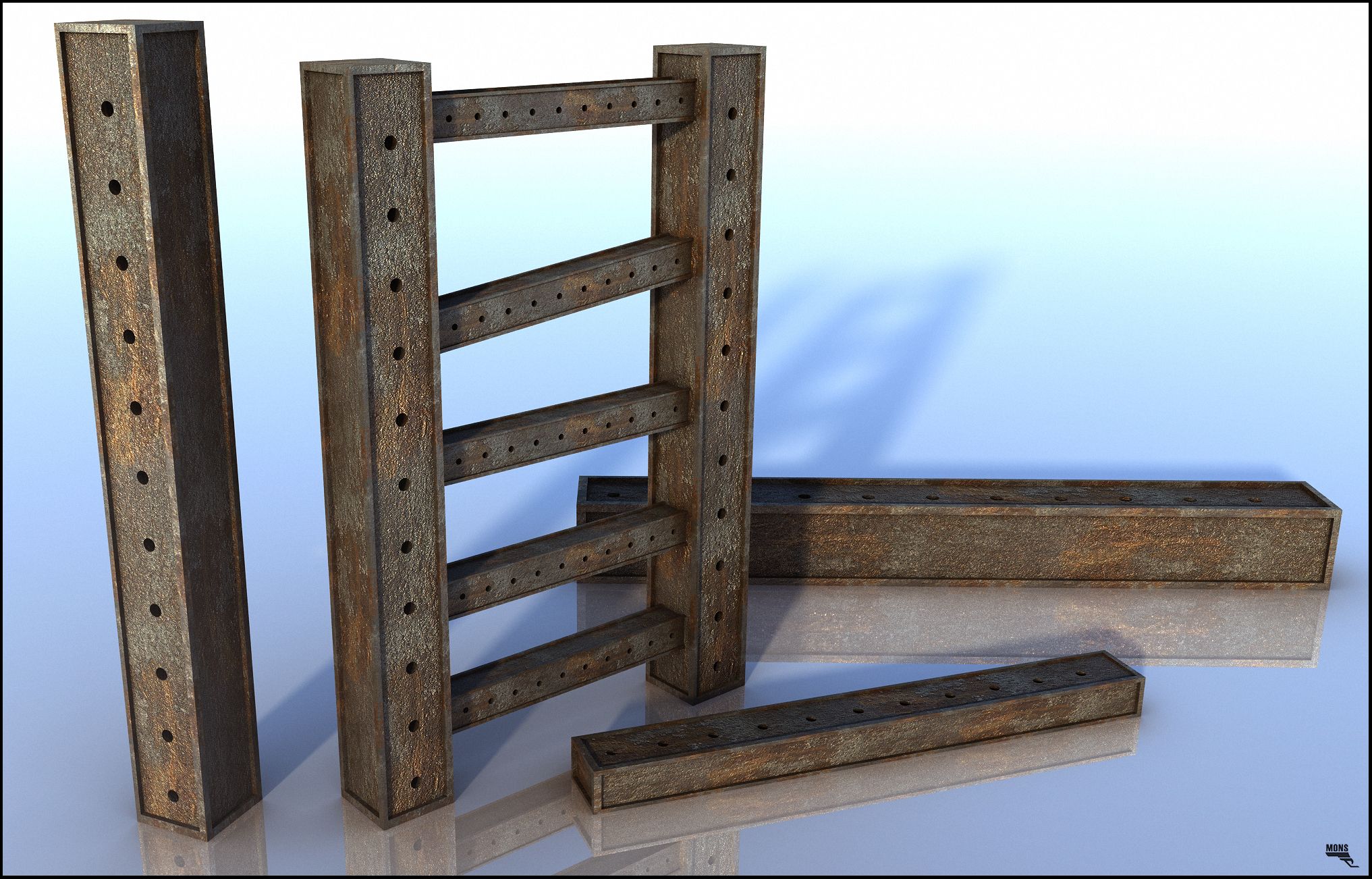 Iron Beam 3d model