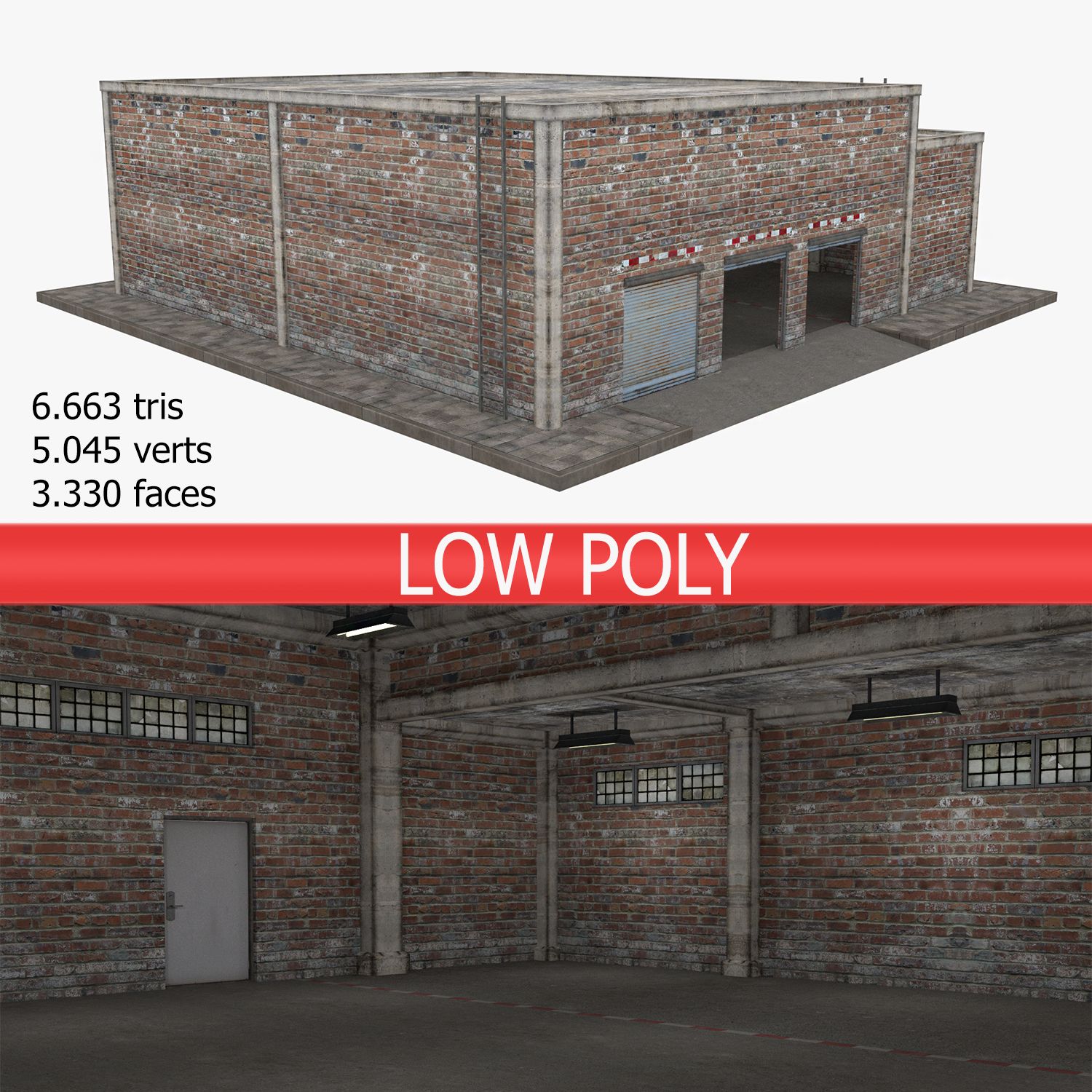 Garage Building 3d model