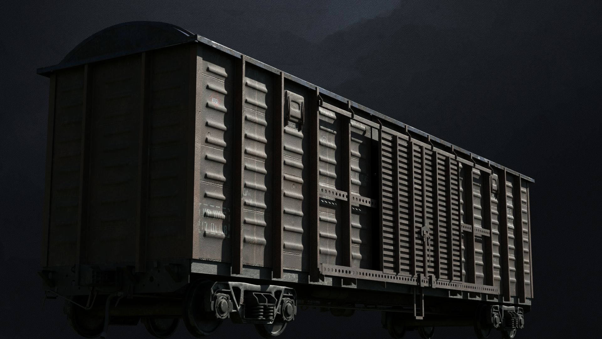 OLD WAGON PBR 3d model