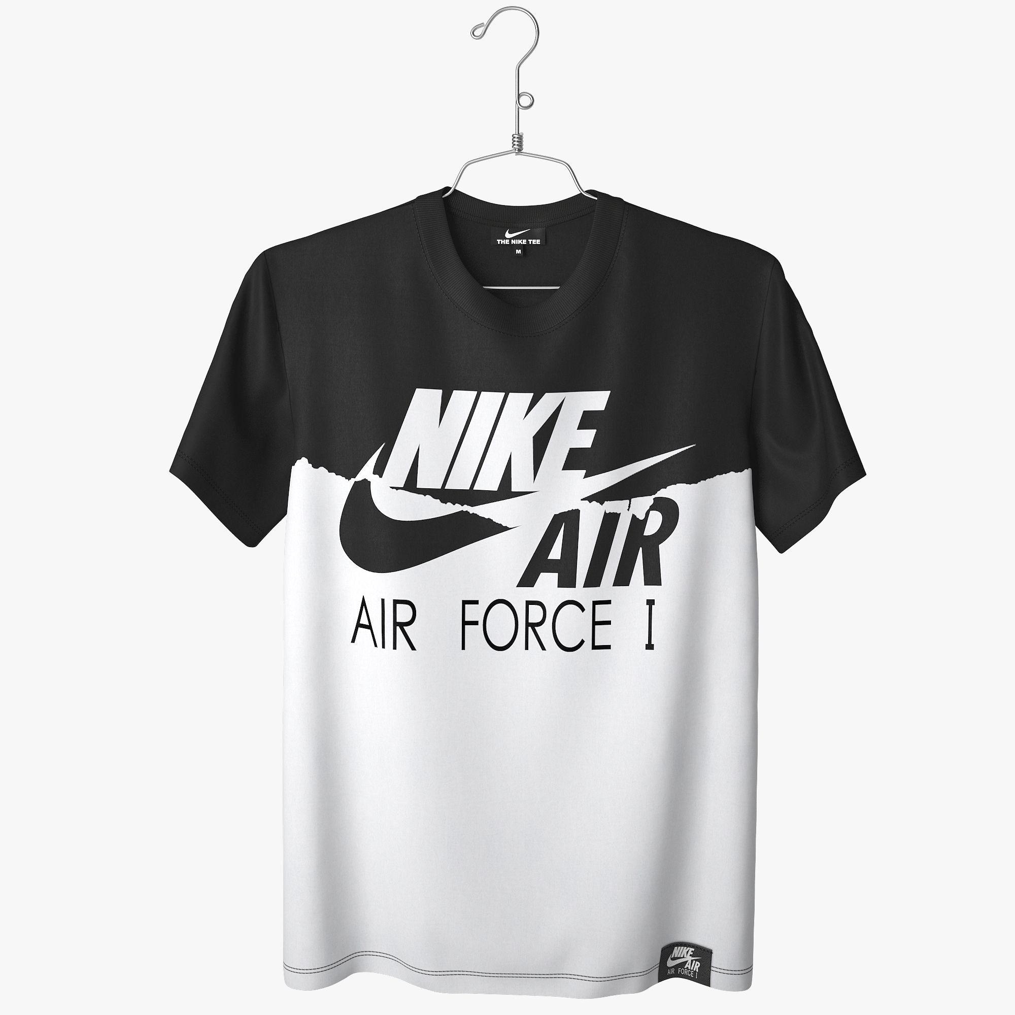 T Shirt Nike Air Force 1 3d model