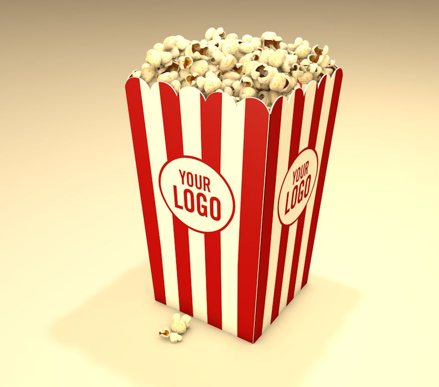 Pop Corn 3d model