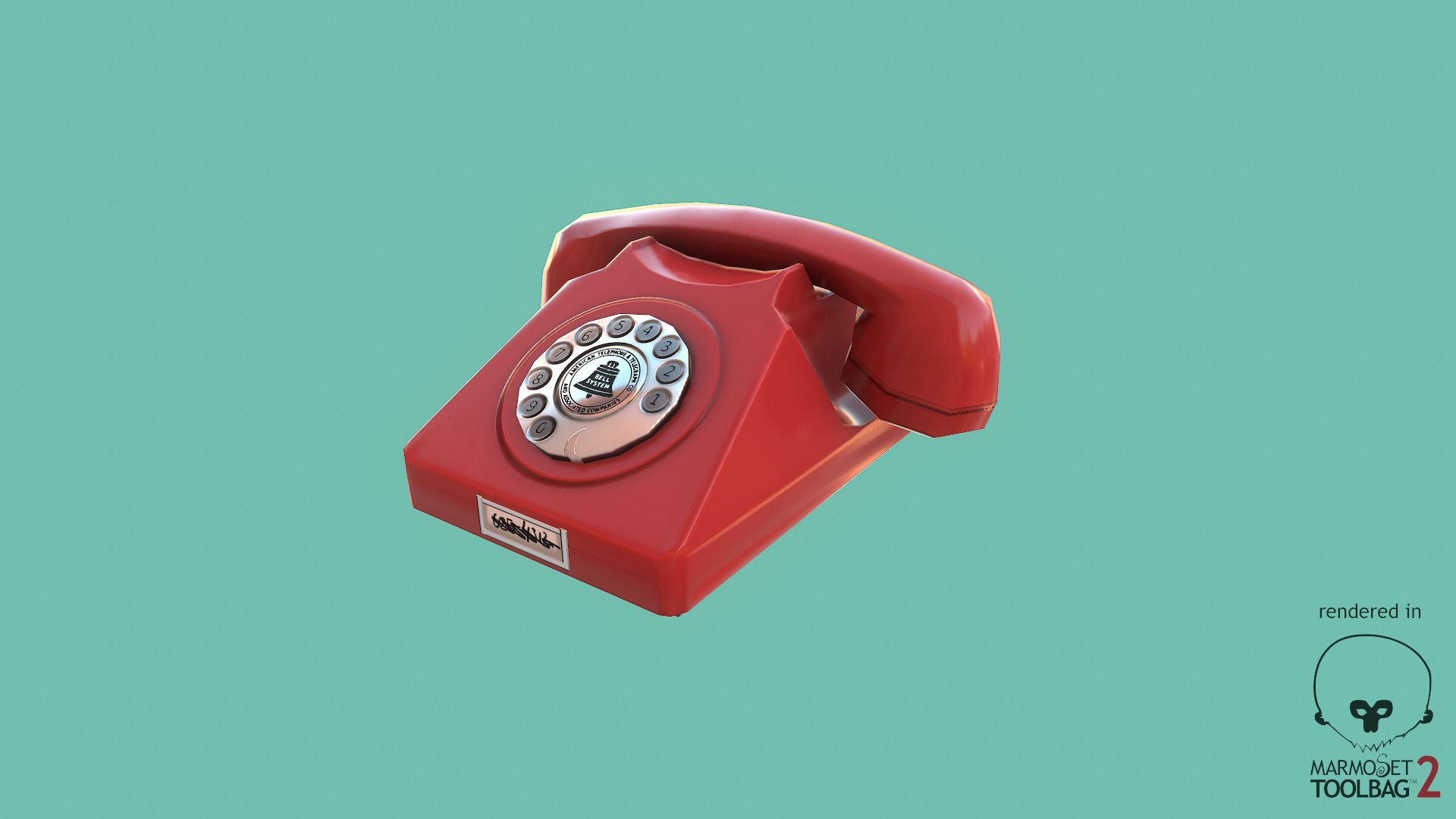 Téléphone 3d model