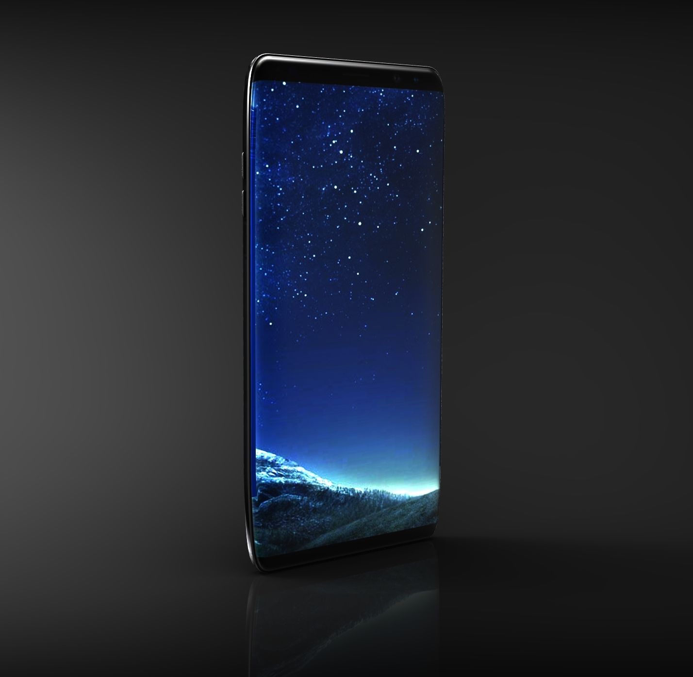 三星Galaxy S8手机 3d model