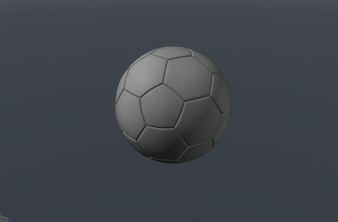 Palla da calcio 3d model