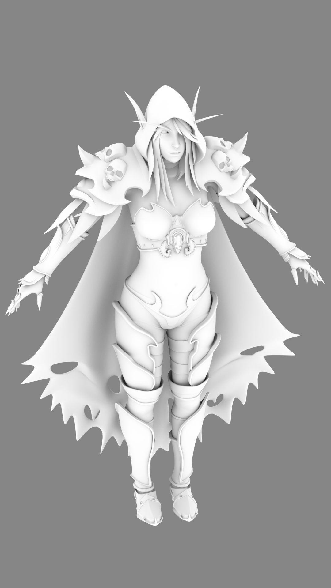 Sylvanas Windrun modelo 3d