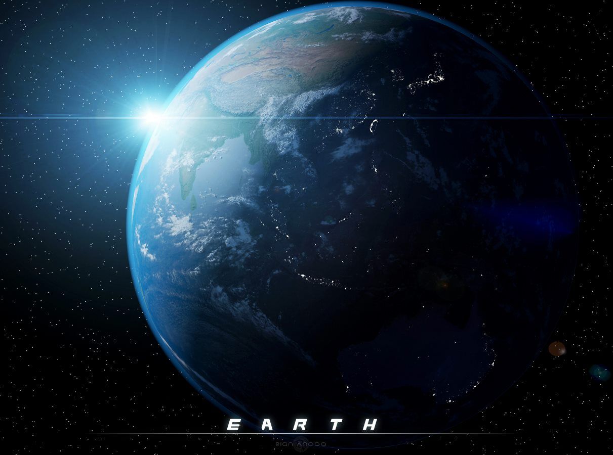 Earth 3d model