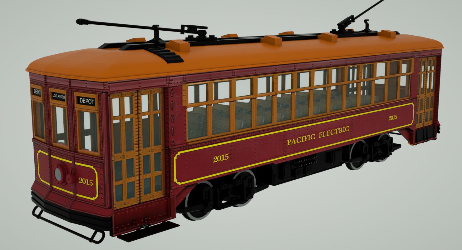 Tram Electric Pacific # 2015 3d model