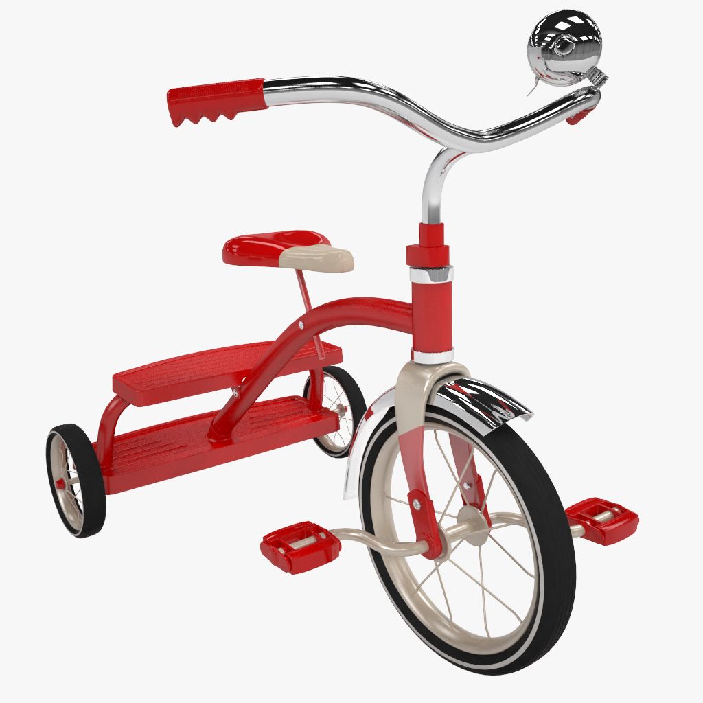 Modelo de bicicleta infantil infantil 3d model