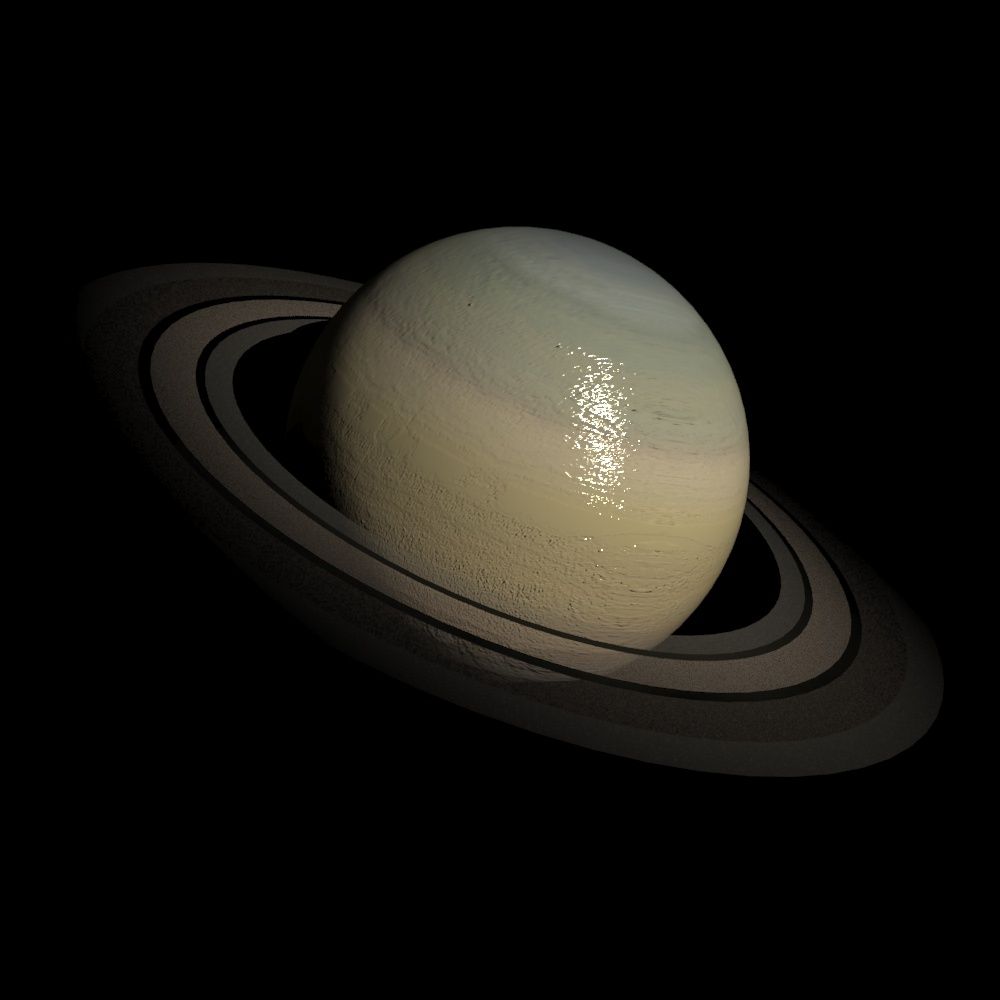 saturnplaneter 3d model