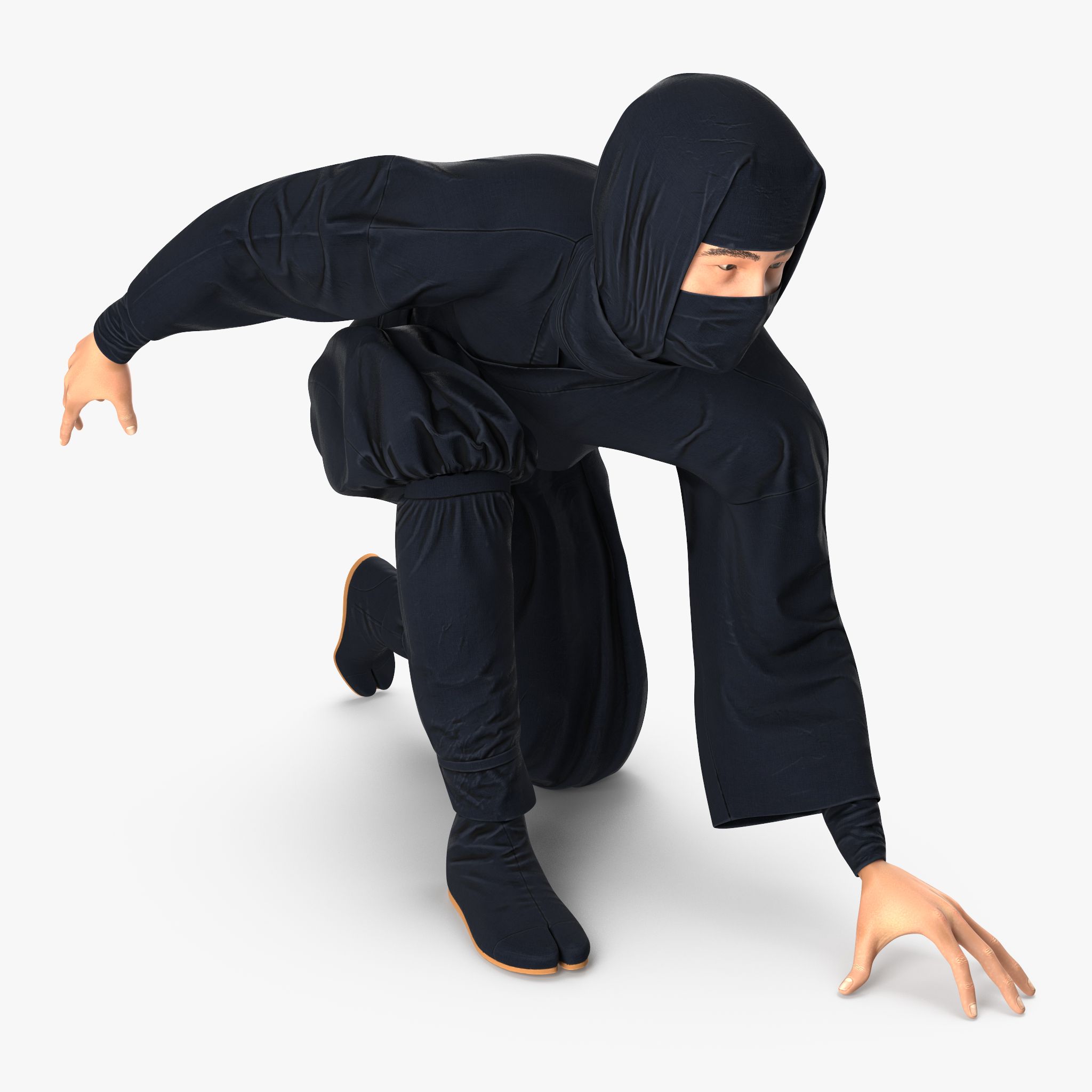 Japan Ninja 3D模型 3d model