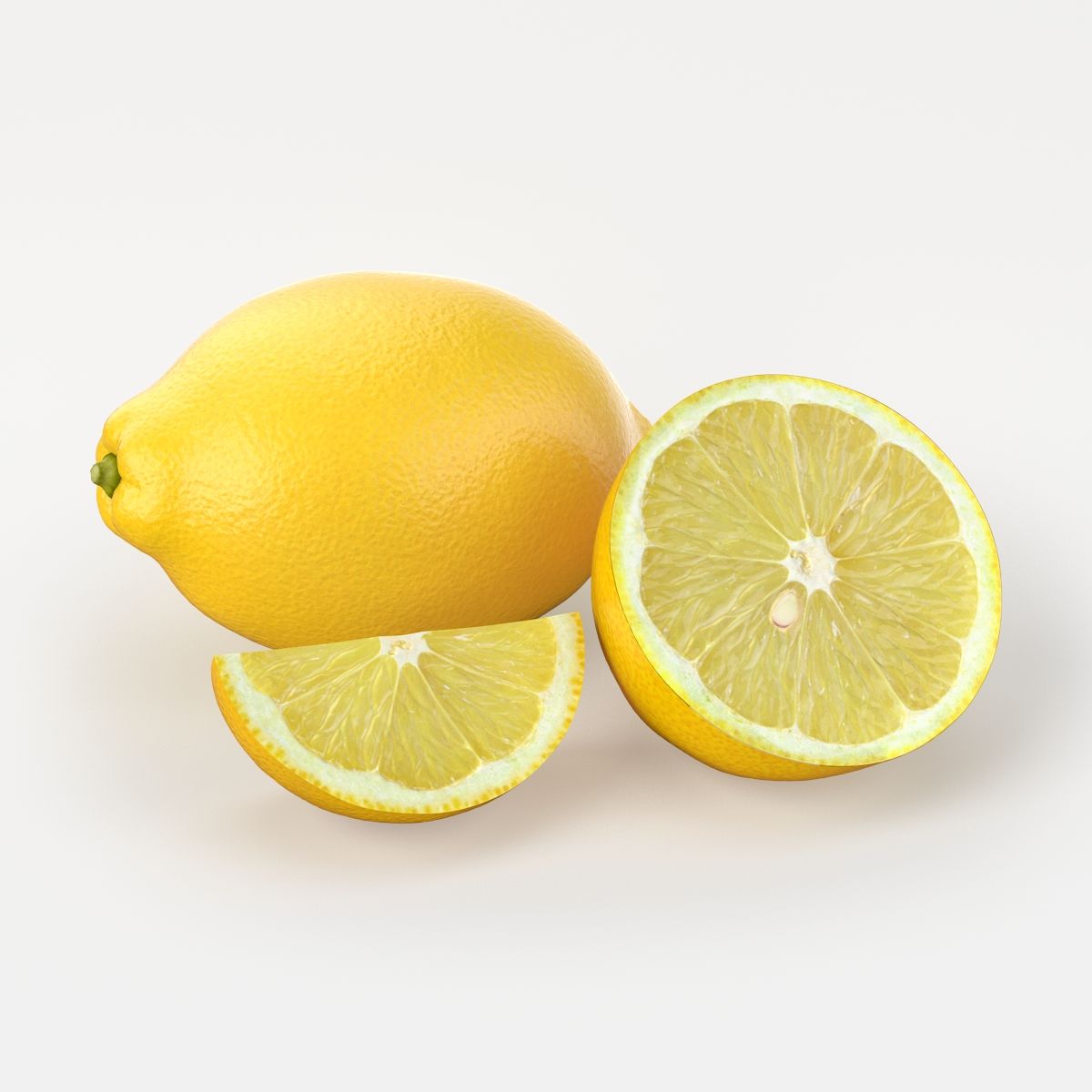 Citronfrukt 3d model