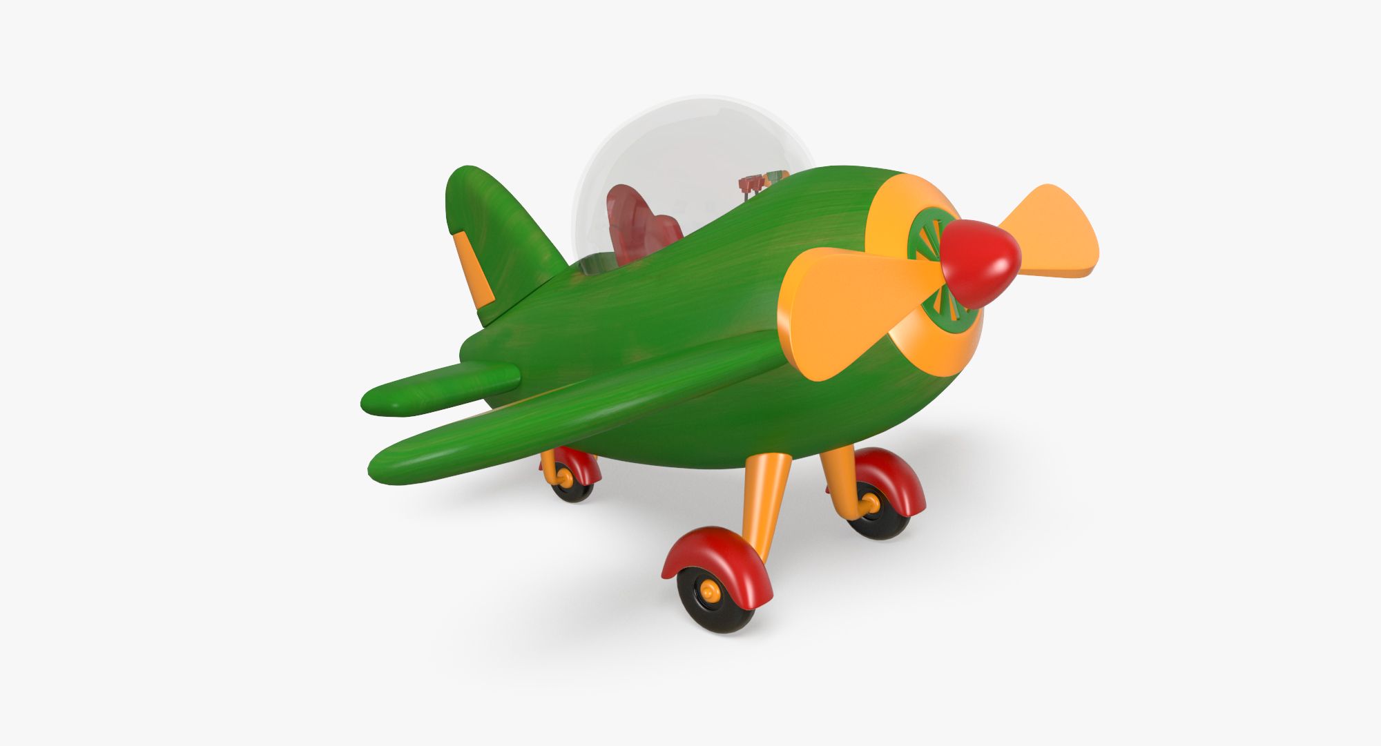 Flygplan royalty-free 3d model - Preview no. 5