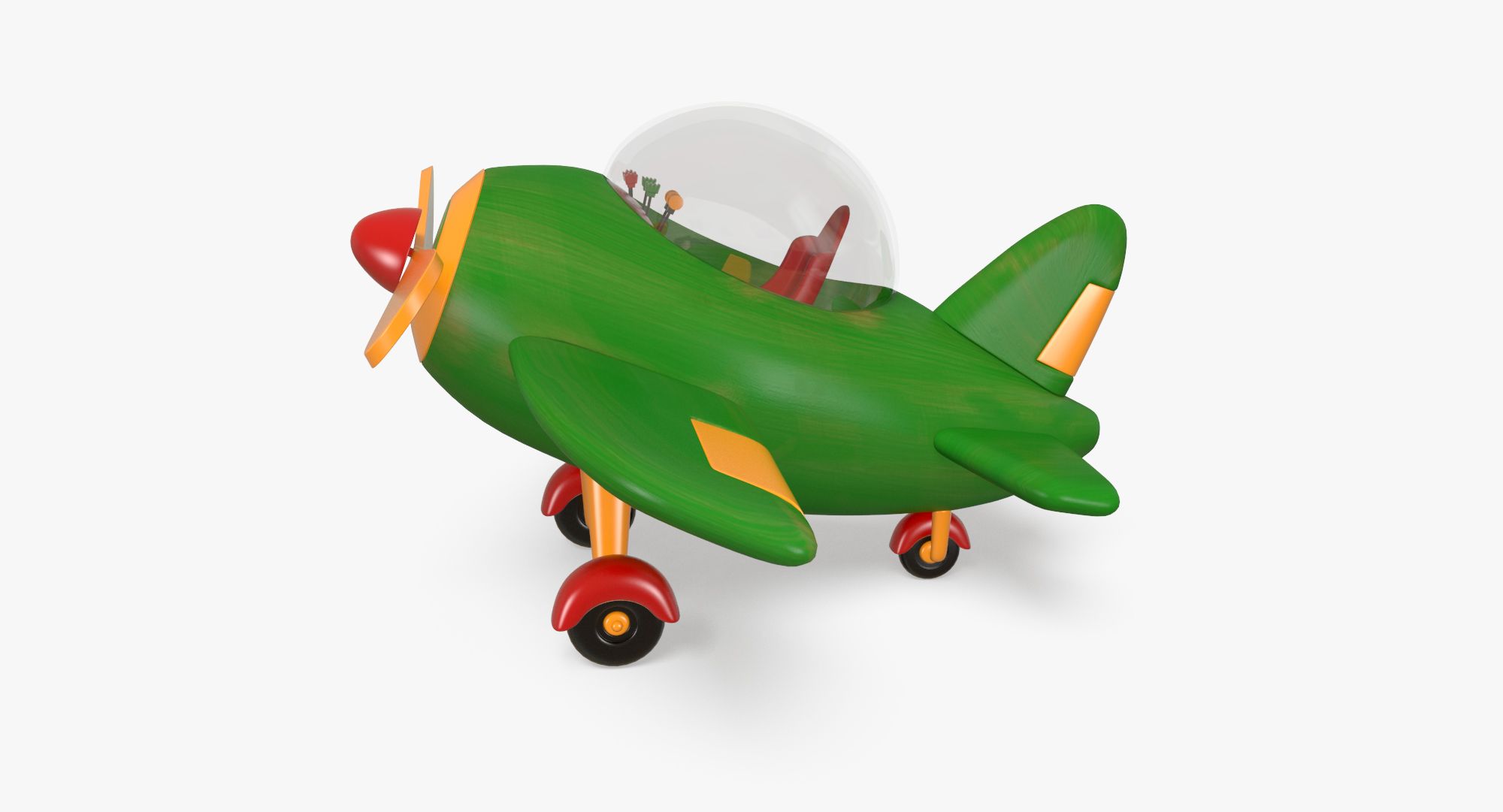 Flygplan royalty-free 3d model - Preview no. 4