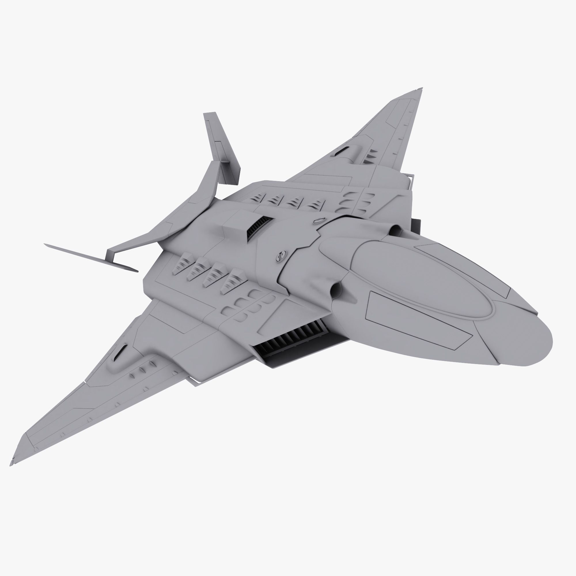 Aviones - Space Fighter modelo 3d