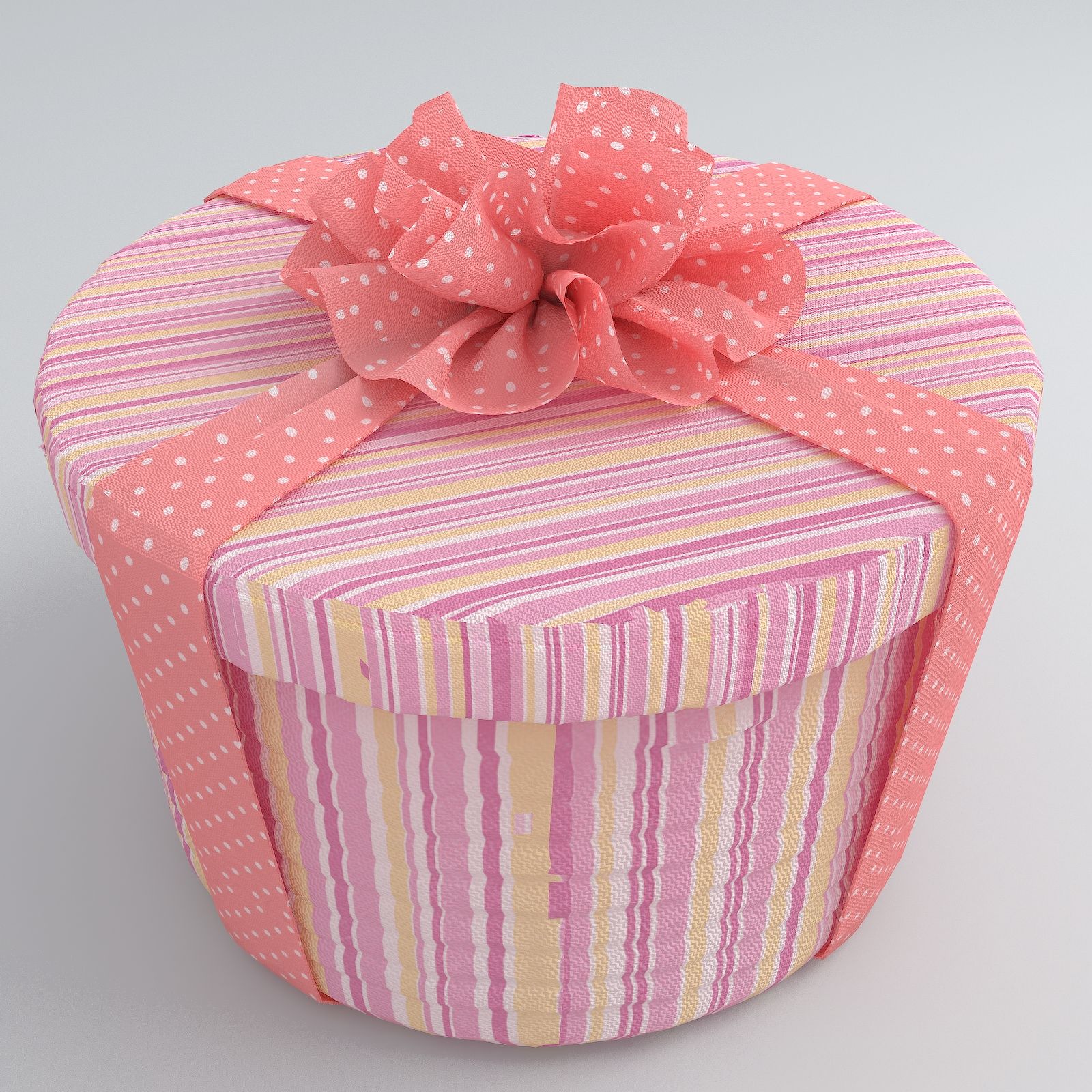 Gift box royalty-free 3d model - Preview no. 2