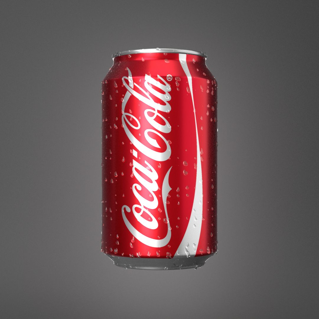 Coca Cola Can 0,33л 3d model