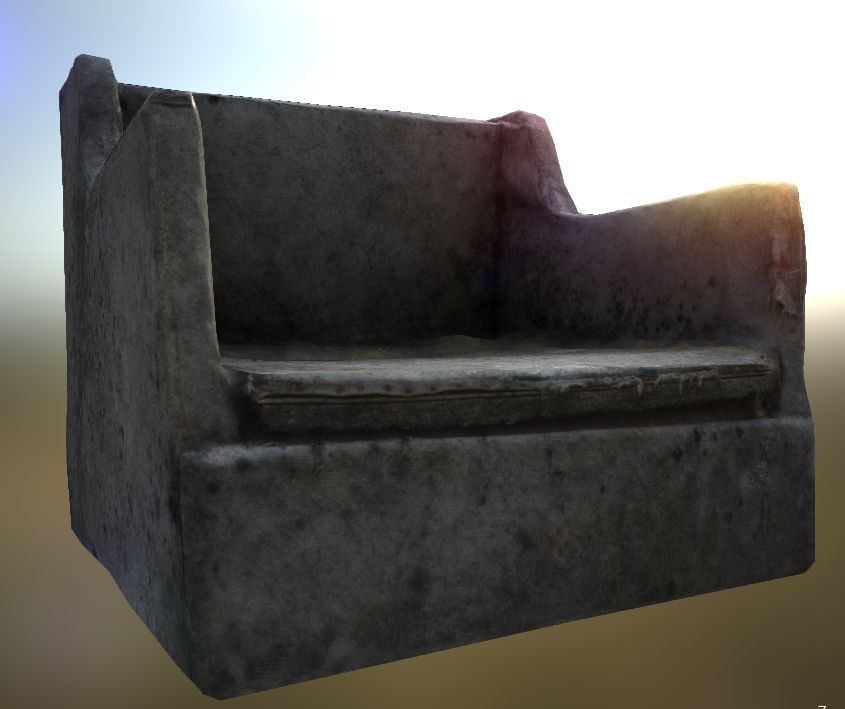 Alter Sessel 3d model